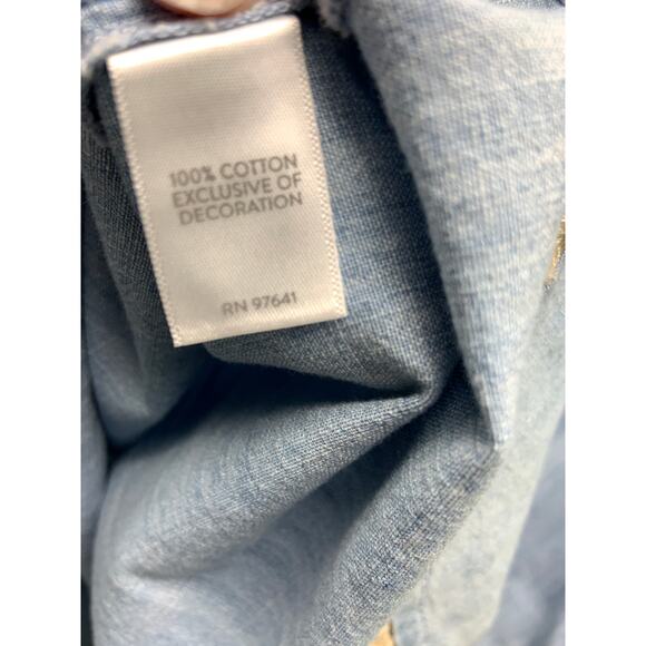 J. Jill Lightweight 100% Cotton Blouse Embroidered Neckline Size XS NWT - Picture 4 of 6